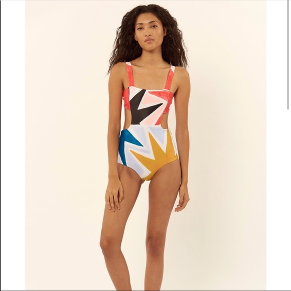 Mara Hoffman Other - Mara Hoffman swimsuit cutout one piece in lilac